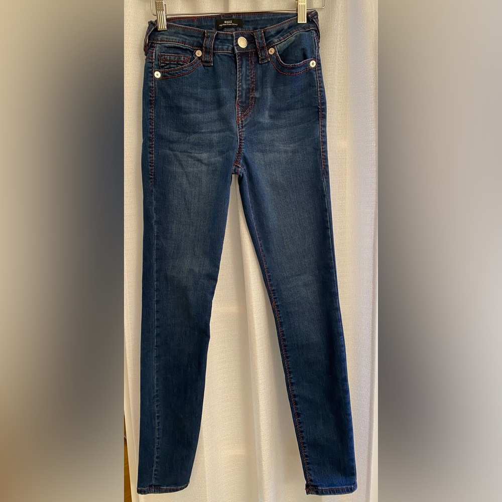True religion, Halle high-rise super skinny jeans size 26